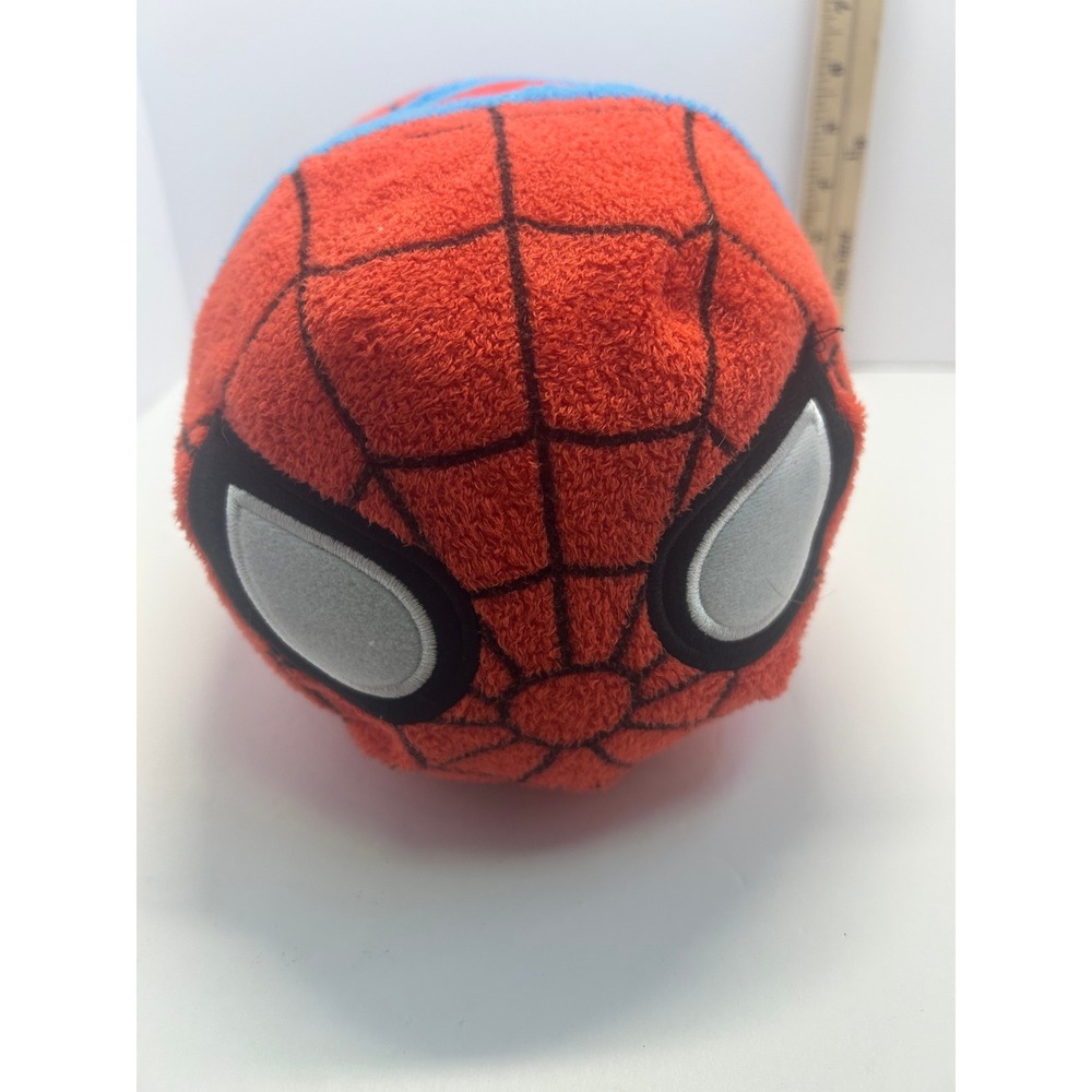 Disney Parks Marvel Spider-Man Tsum Tsum Plush Stuffed Animal Toy 6.5" Long